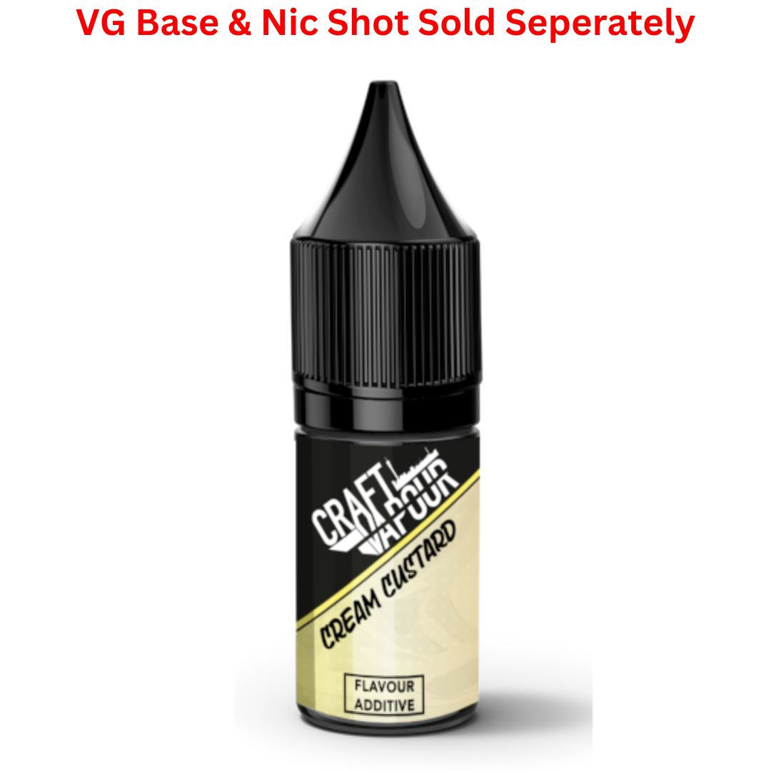 Craft Vapour - Cream Custard MTL / Salts Shot 30ml