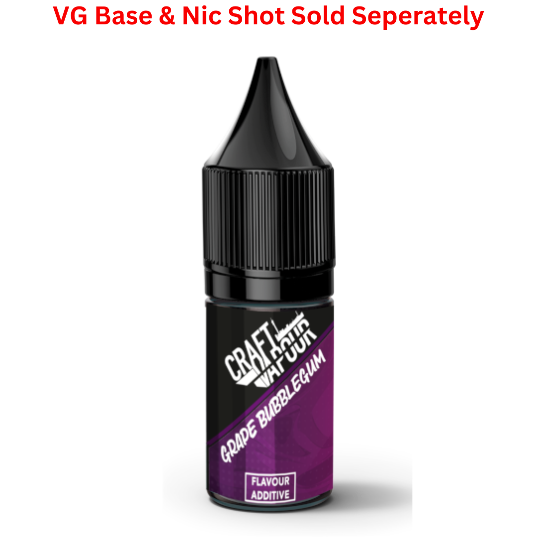 Craft Vapour - Grape Bubblegum MTL / Salts Shot 30ml