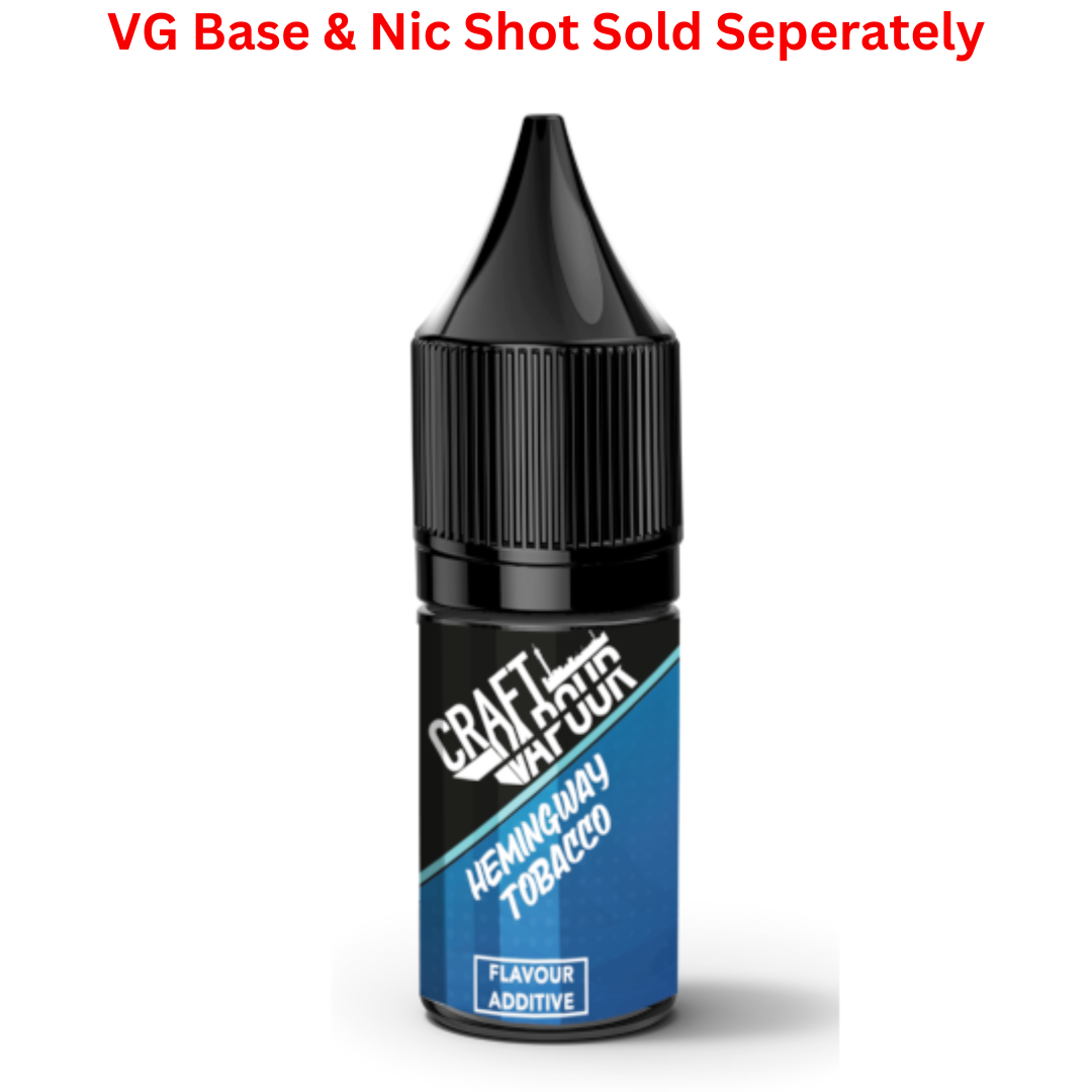 Craft Vapour - Hemingway Tobacco MTL / Salts Shot 30ml