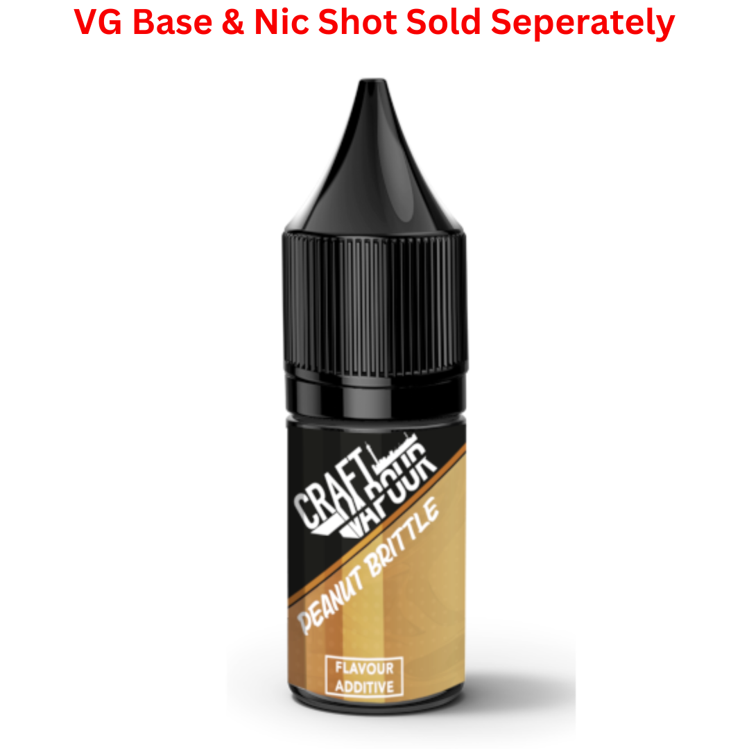 Craft Vapour - Peanut Brittle MTL / Salts Shot 30ml