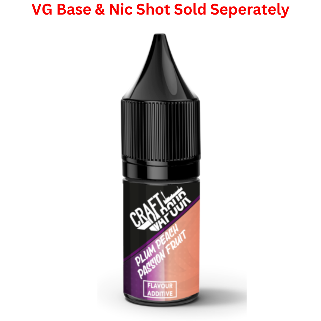 Craft Vapour - Plum Peach Passionfruit MTL / Salts Shot 30ml