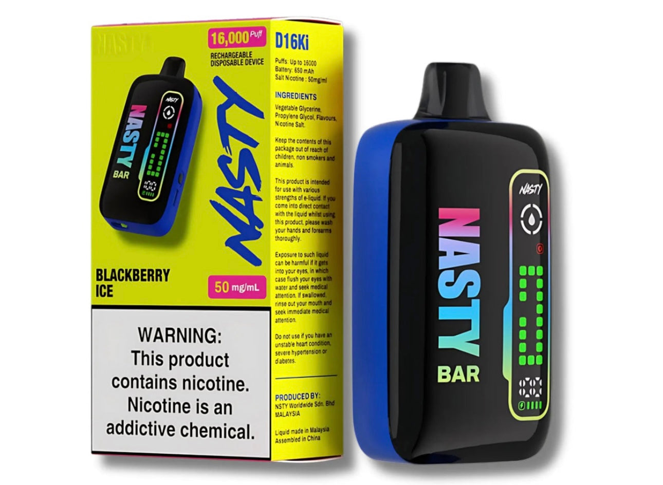 Nasty 16 000 Rechargeable Disposable