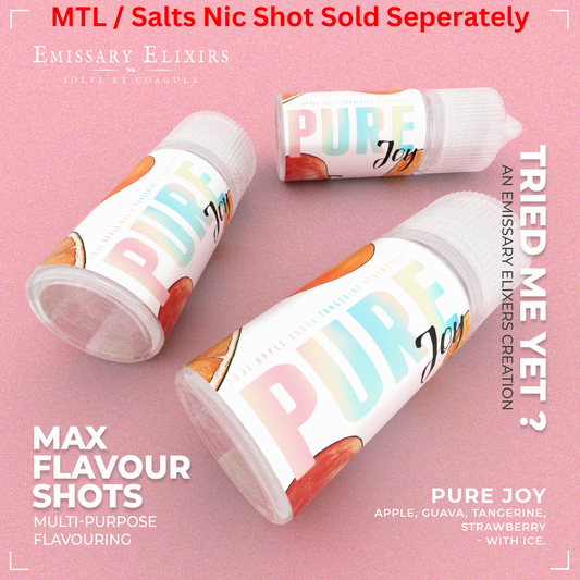 Emissary Elixirs - Pure Joy MTL / Salts Shot 30ml
