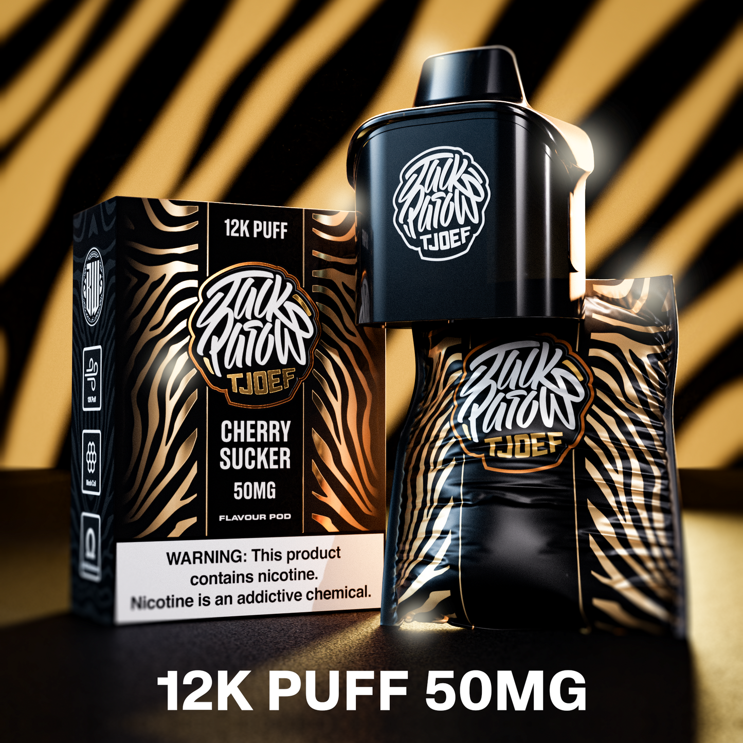 Jack Parow Tjoef Pod System - 12k Flavour Pod 50mg (Pod Only)